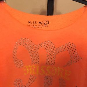 Miss Me Shirts & Tops - *CLEARANCE* Miss Me Girls Studded Logo Shirt Miss Me Shirts & Tops - *CLEARANCE* Miss Me Girls Studded Logo Shirt